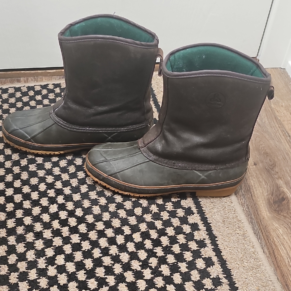 3M Thinsulate Pro Line Boots - Green and Brown
